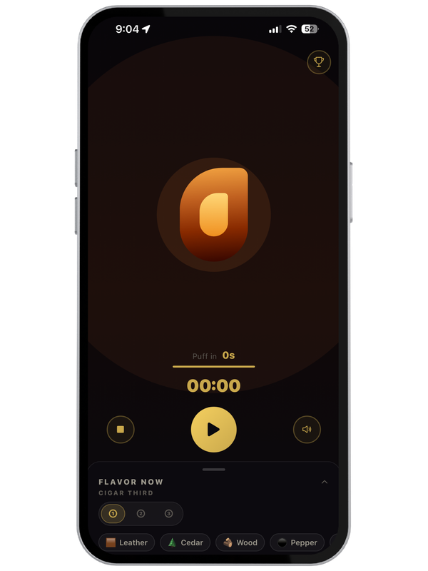 Cigario app — cigar knowledge quiz